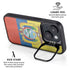 Ecuador Flag Distressed iPhone 15 Plus Kickstand Case